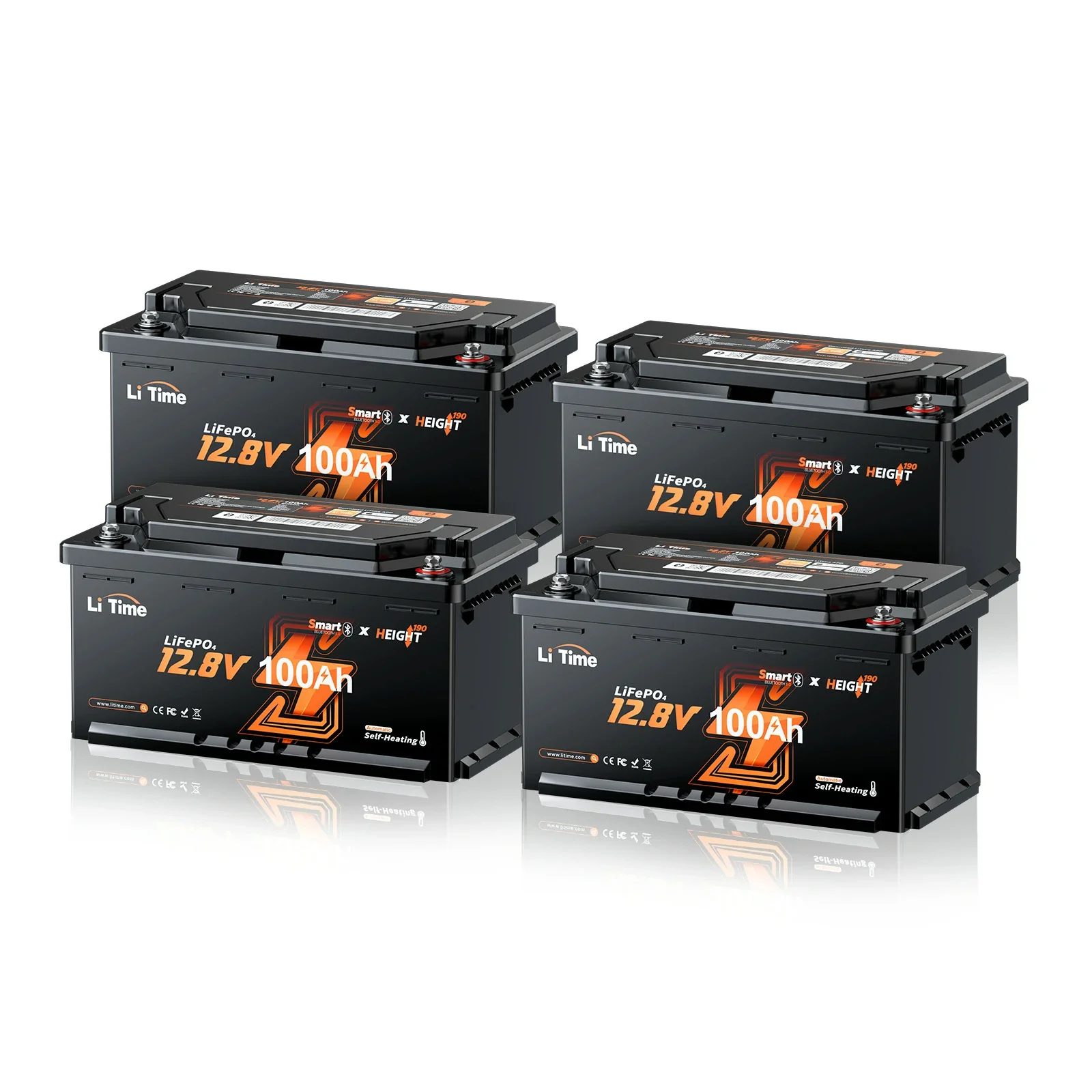 0% MwSt. LiFePO4 12V 100Ah H190 Batterie – 200A Dauerstrom für Wohnmobil-Mover mit Bluetooth, Heizung & Untersitz DIN H8 - Image 13