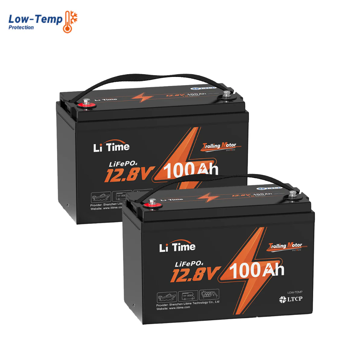 【Ukraine 0% ПДВ】LiTime 12В 100Ah LiFePO4 акумулятор з захистом від низьких температур - тільки для України - Image 12