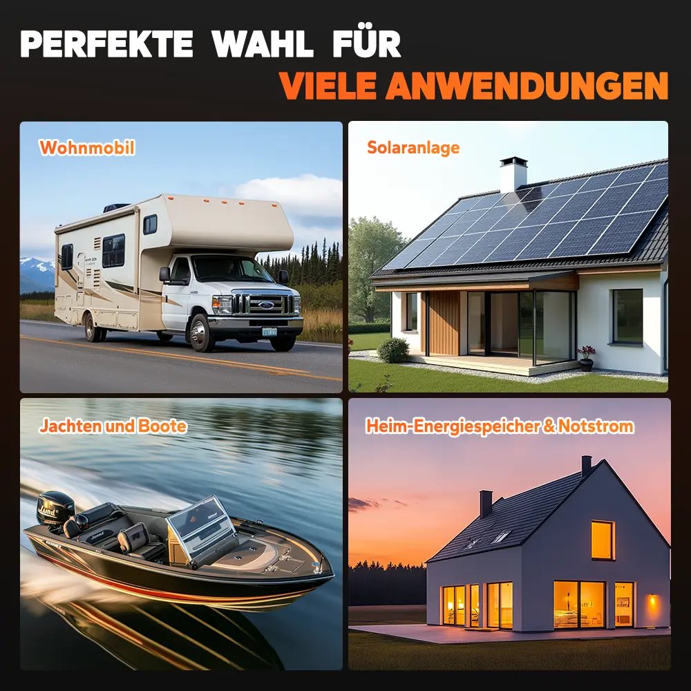 12V LiFePO4 140Ah Deep Cycle Lithium-Batterie mit Bluetooth – DIN H8 L5 (Group 49), passend für Wohnmobil-Untersitz - Image 10