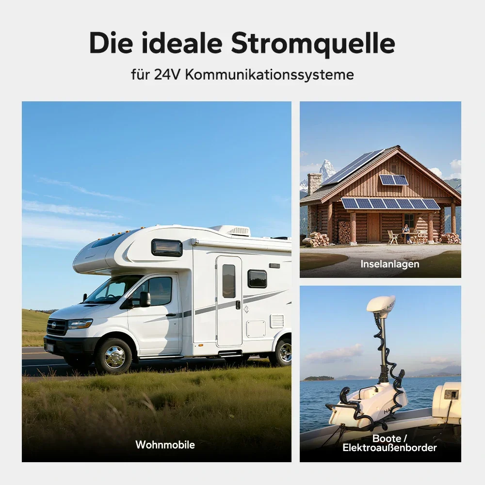 LiTime 24V 100Ah Smart ComFlex LiFePO4 – Bluetooth & Victron-kompatibel - Image 9