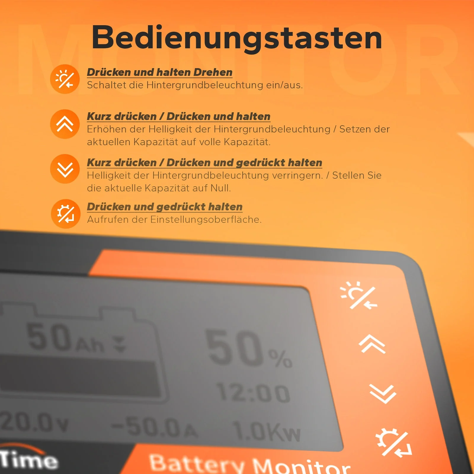 LiTime 500A Batteriewächter mit LCD-Display und Shunt - Image 4