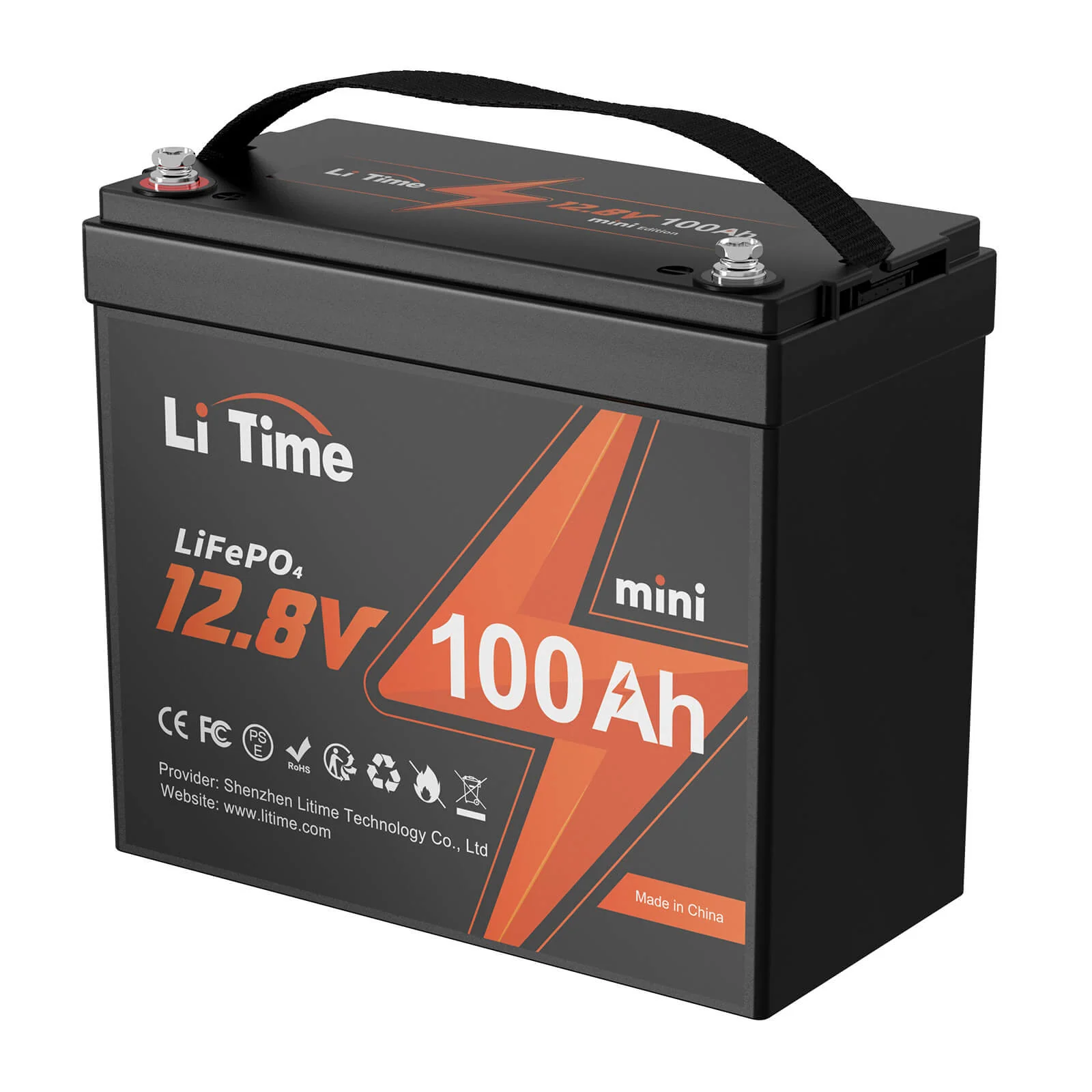 [Gebraucht-Like New] LiTime 12V 100Ah MINI LiFePO4 Lithium Batterie - Image 8