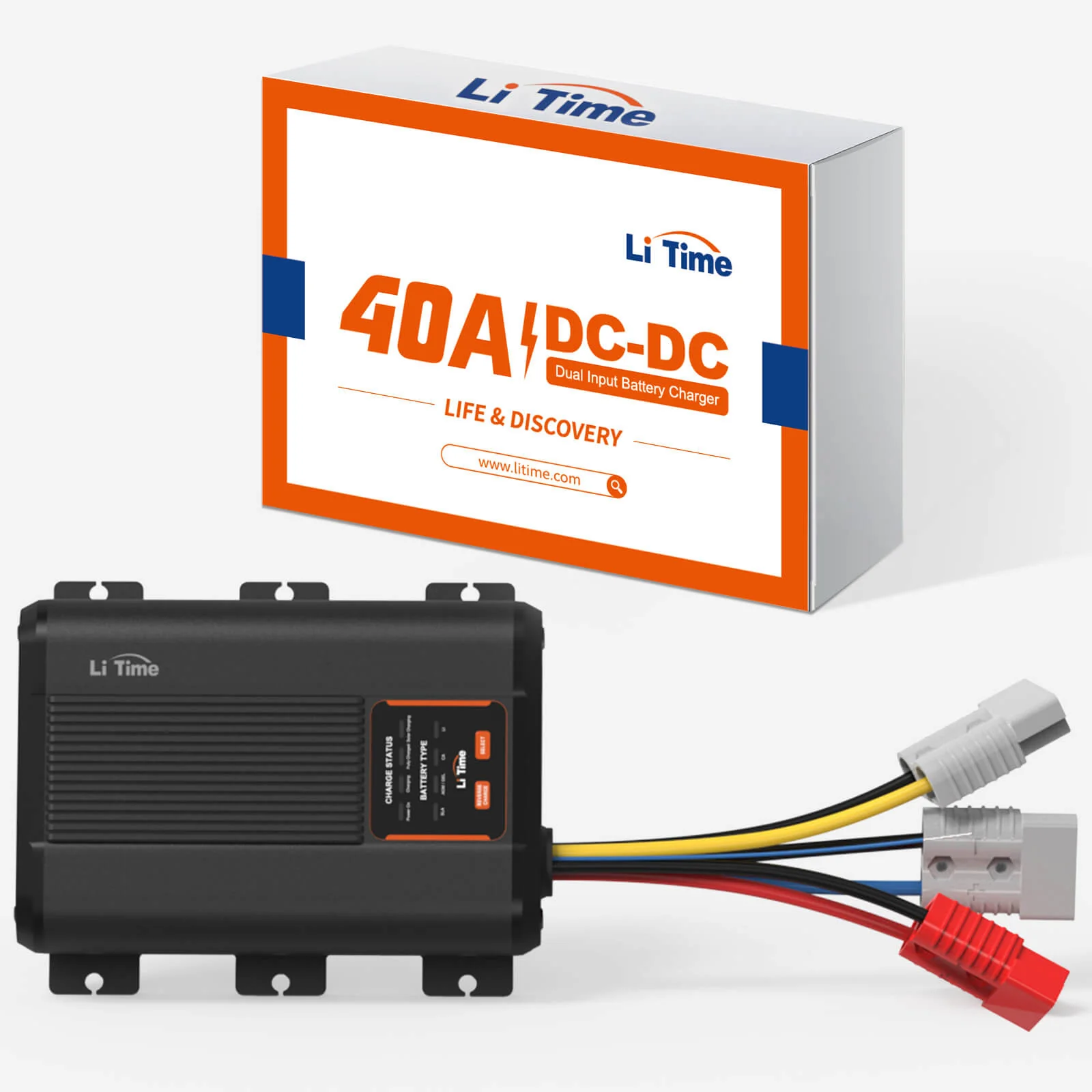 [Gebraucht-Like New] LiTime 12V 40A DC zu DC Batterieladegerät für 12V LiFePO4, Blei-Säure, SLA, Gel, AGM und Calcium-Batterien - Image 8