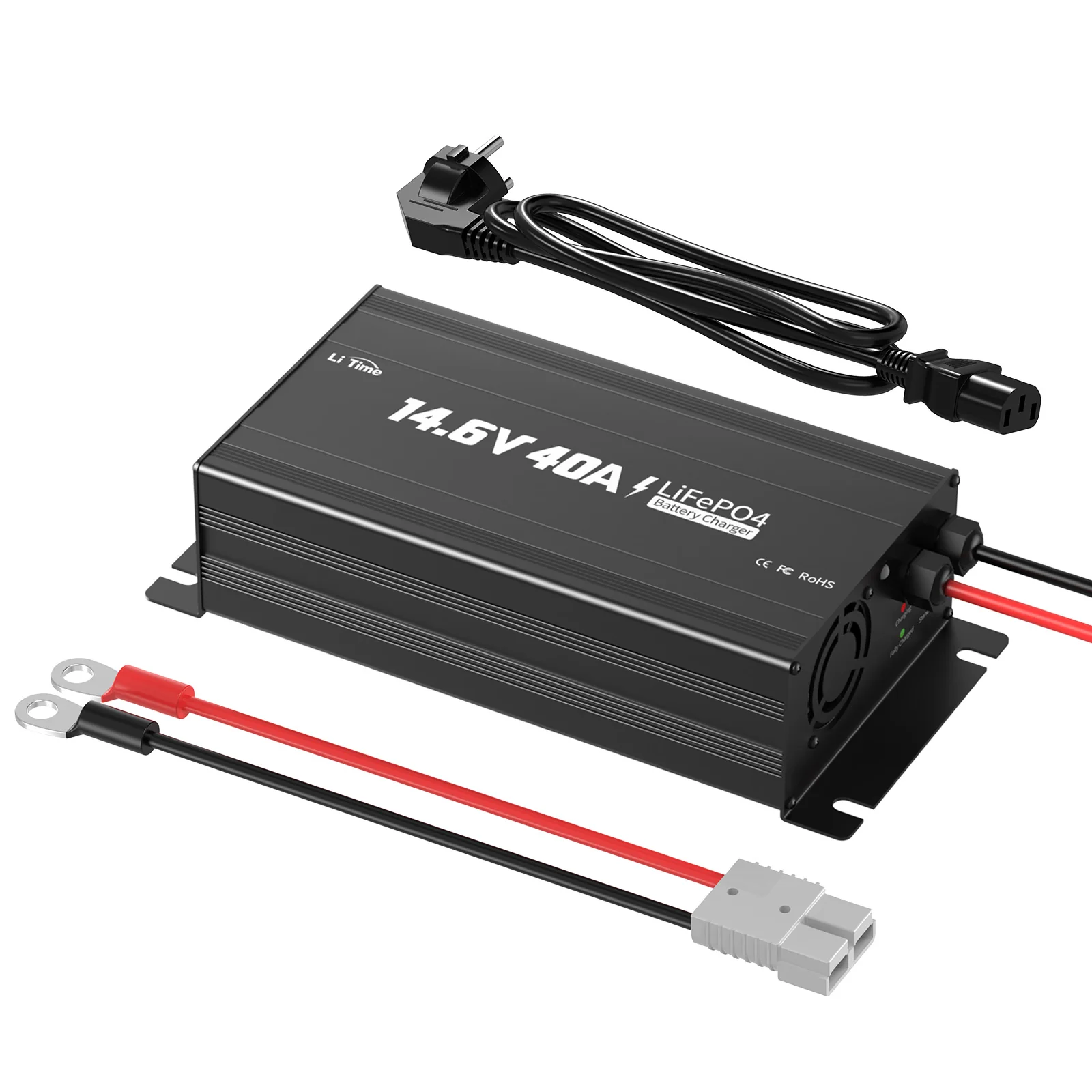 [Gebraucht-Like New] LiTime 14,6V 40A Montierbares Lithium-Batterieladegerät