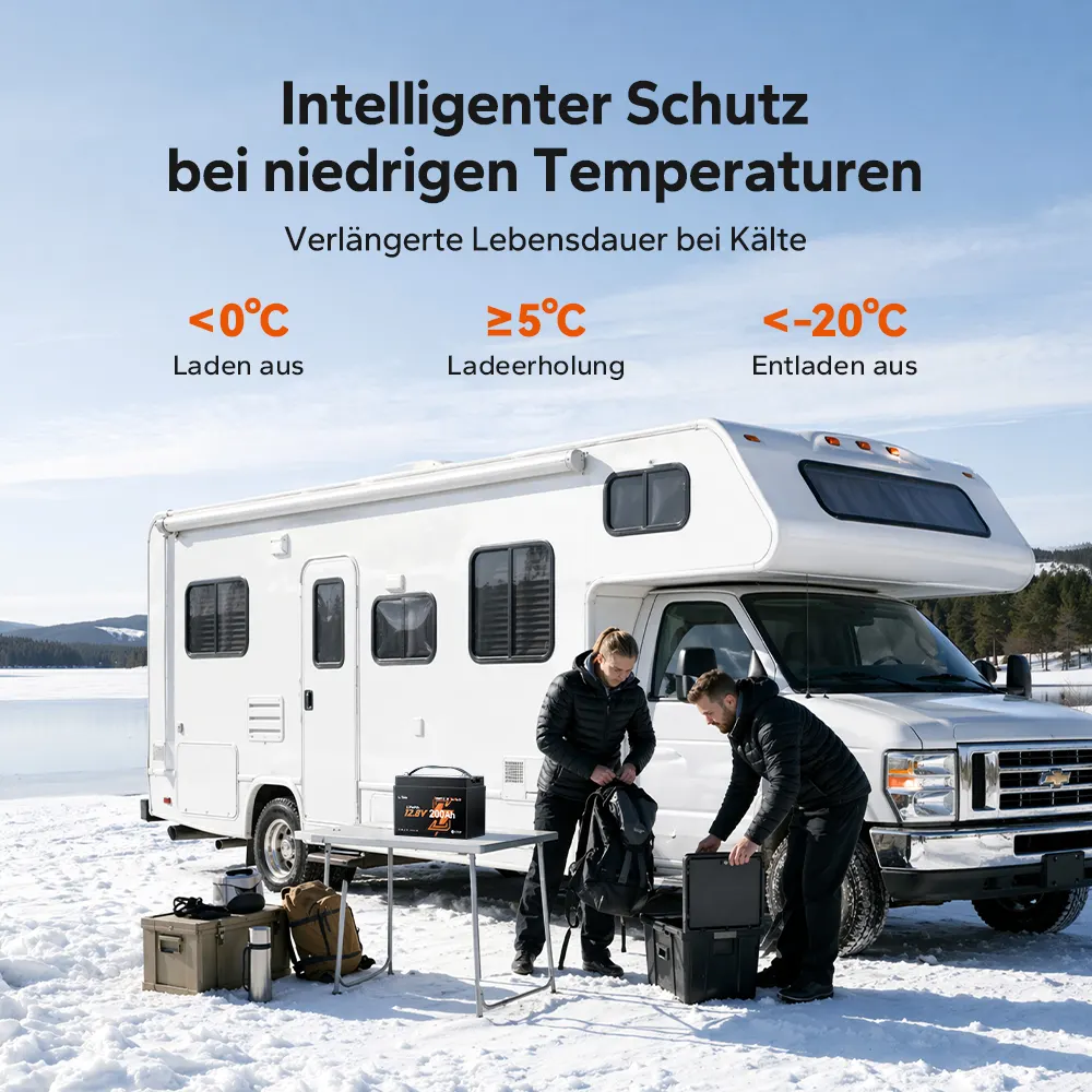 【Neu Eingetroffen】LiTime 12V 200Ah Xtra Mini LiFePO4 Batterie mit Bluetooth für Wohnmobile & Camping | Super Zellen für 6.000+ Zyklen bei 100% DOD - Image 8