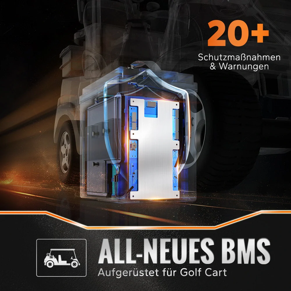 LiTime 48V 30Ah GC2 Bluetooth Lithium Batterie – Golf Cart LiFePO4 mit 100A BMS - Image 5