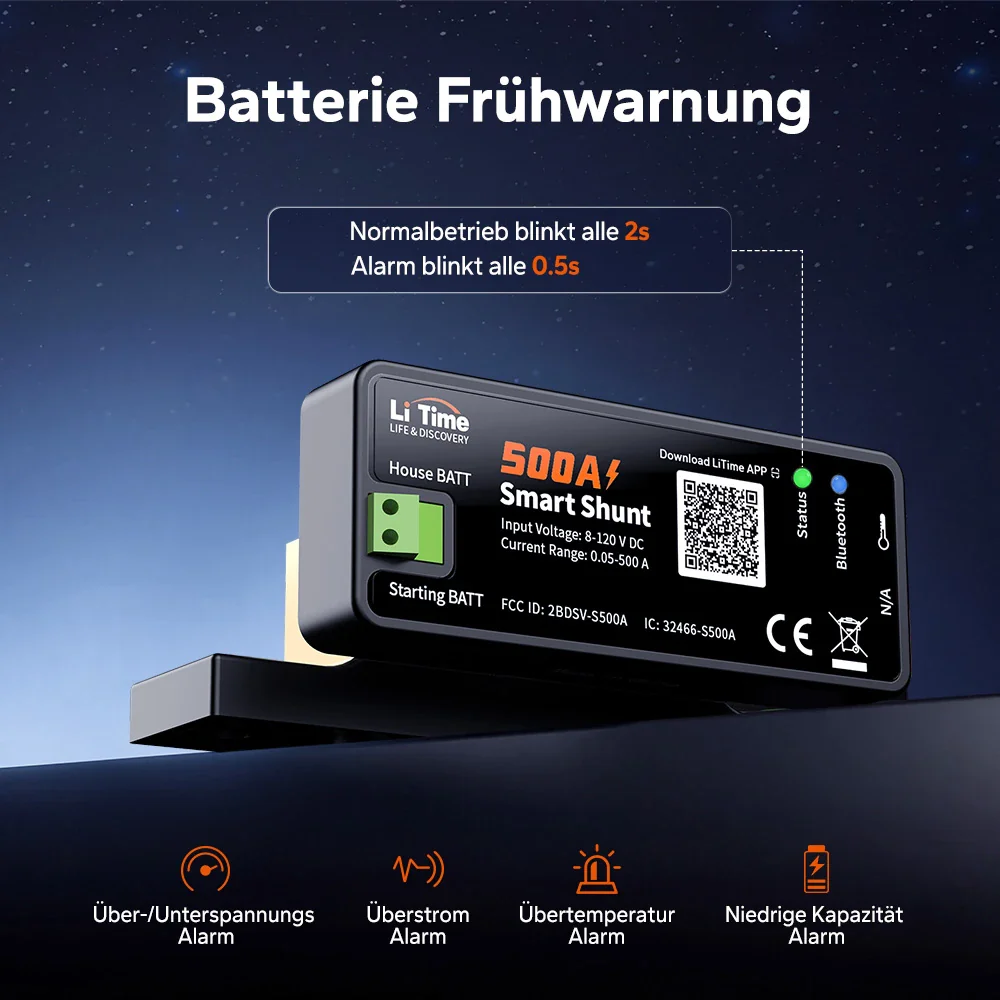 LiTime 500A Smart-Batterieshunt mit Bluetooth - Image 5