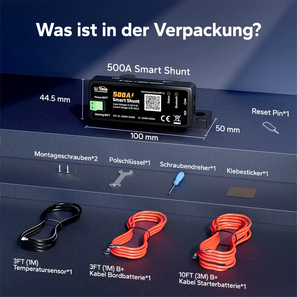 LiTime 500A Smart-Batterieshunt mit Bluetooth - Image 8
